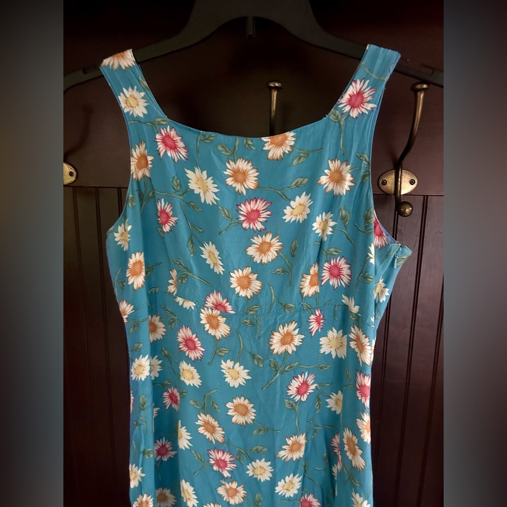 VINTAGE TELLURIDE CLOTHING CO 90s Daisy Mini Sun Dress Retro Floral Coquette | 8 - Picture 9 of 11